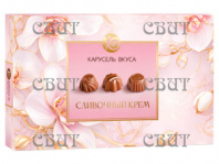 Карусель вкуса 110г/20шт  с начинкой сливочный крем РОЗОВЫЕ СПЕЦЦЕНА