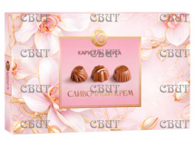 Карусель вкуса 110г/20шт  с начинкой сливочный крем РОЗОВЫЕ СПЕЦЦЕНА