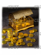 Стать богатым темный шоколад 140г*8шт   076