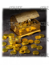 Стать богатым темный шоколад 140г*8шт   076