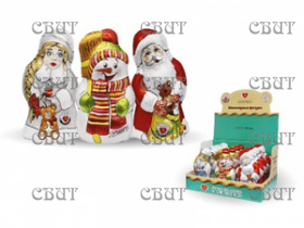 фигура из молочного шоколада Новогодний микс 50г*12шт 5496
