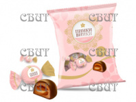 Пинки Винки глазированные с корпусом из мягкой карамели 0,5кг/10шт 4156